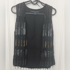 French Connection Sequin Vest